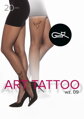 Strumpfhose mit Schleife ART TATTOO 09 20 DEN Gatta